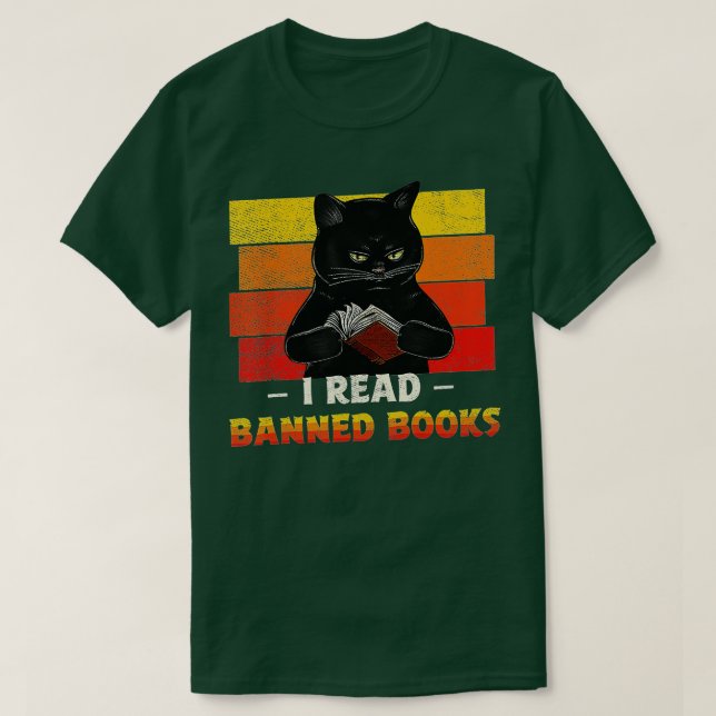 Ich lese den bibliothekarischen Reader "Banned Boo T-Shirt (Design vorne)