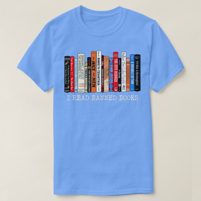 Ich lese den bibliothekarischen Reader "Banned Boo T-Shirt (Design vorne)