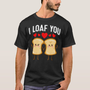 Ich lese dich Niedlich Valentinstag Brot backen Co T-Shirt