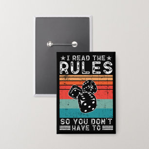 Ich lese die Regeln, damit du kein Spiel spielen m Button