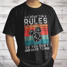 Ich lese die Regeln, damit du kein Spiel spielen m T-Shirt