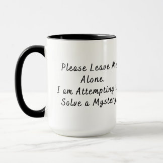 Ich lese gerade eine gemütliche Mystery-Tasse Tasse