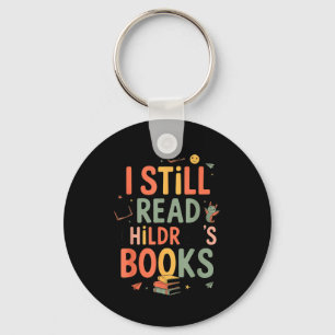 Ich lese immer noch Kinderbücher lustiger Bücherwu Schlüsselanhänger