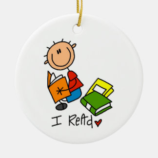 Ich lese keramikornament