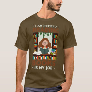 Ich lese lese Bücher lesen ist mein Job Book Lover T-Shirt