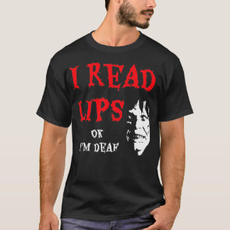 Ich lese Lips Deaf Shirt Spaß Deaf Shirt Funny Lip