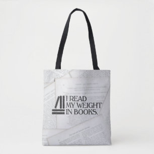 Ich lese mein Gewicht in Büchern