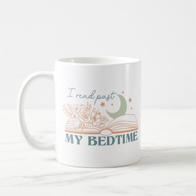 Ich lese meine Bedzeit Kaffeetasse (Links)