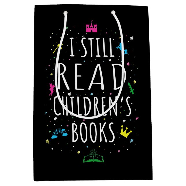 Ich lese noch Kinderbücher I Mittlere Geschenktüte (Vorderseite)