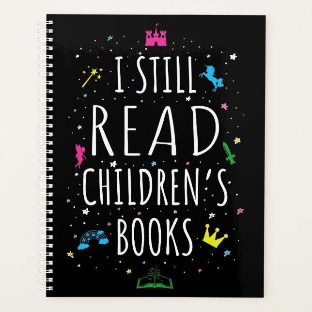 Ich lese noch Kinderbücher I Planer (Vorderseite)