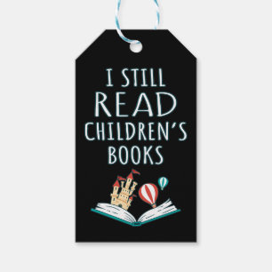 Ich lese noch Kinderbücher II Geschenkanhänger