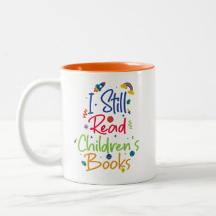Ich lese noch Kinderbücher Zweifarbige Tasse