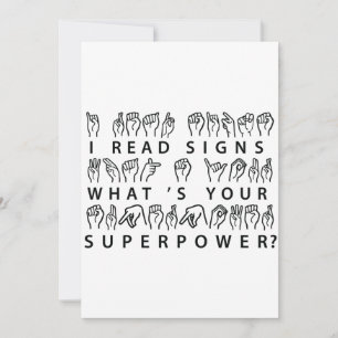 Ich lese Signs Was ist deine Superpower-Signatur-S