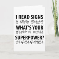 Ich lese Signs Was ist deine Superpower-Signatur-S