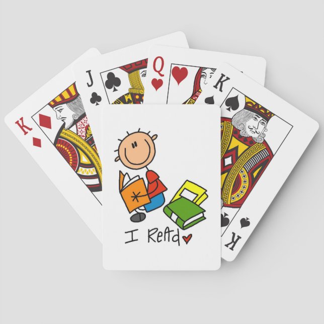 Ich lese spielkarten (Rückseite)