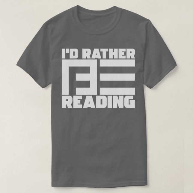 Ich lese stattdessen 1 T-Shirt (Design vorne)