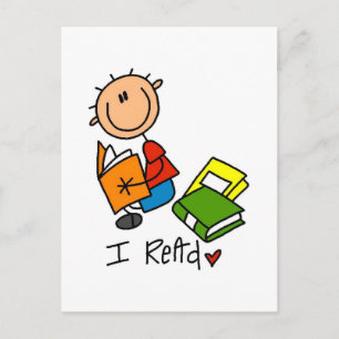Ich lese T-Shirts und Geschenke Postkarte