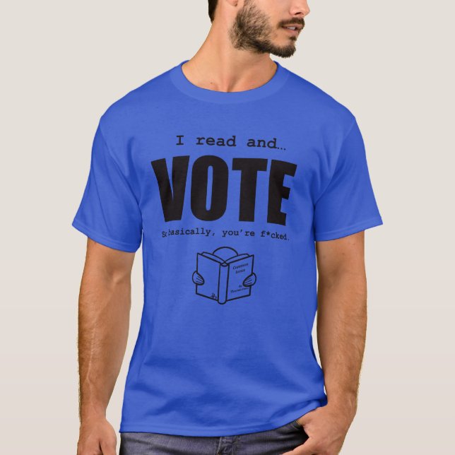 Ich lese und verschenke T-Shirt (Vorderseite)