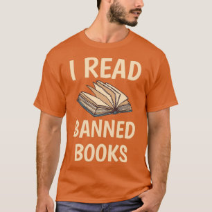 Ich lese verbotene Bücher Aviäre Leser Bibliophile T-Shirt