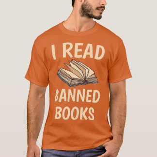 Ich lese verbotene Bücher Aviäre Leser Bibliophile T-Shirt