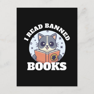 Ich lese verbotene Bücher Begleitkarte
