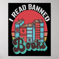 Ich lese verbotene Bücher Funny Book Liebhaber Vin