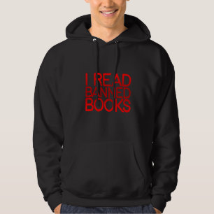 Ich lese verbotene Bücher Hoodie