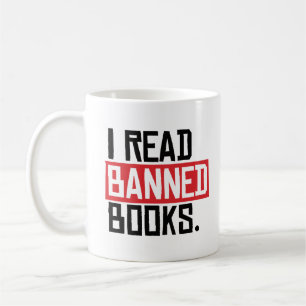 Ich lese verbotene Bücher Kaffeetasse