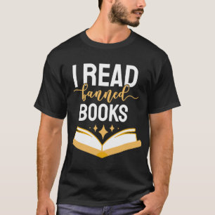 Ich lese verbotene Bücher Lesegeschenk für Bücherl T-Shirt