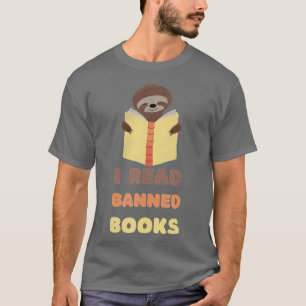 Ich lese verbotene Bücher, Leser, Bücherwurm Fault T-Shirt