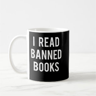 Ich lese verbotene Bücher, lustige Leser lesen tee Kaffeetasse