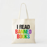 Ich lese verbotene Bücher Regenbogen