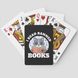 Ich lese verbotene Bücher Spielkarten