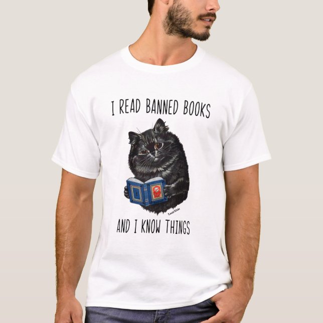 Ich lese verbotene Bücher und ich kenne Dinge wie  T-Shirt (Vorderseite)