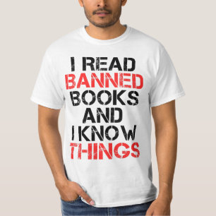 Ich lese verbotene Bücher und ich weiß Bescheid T-Shirt