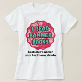 Ich lese verbotene Bücher - Vintages Buch verlänge T-Shirt