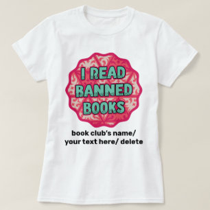 Ich lese verbotene Bücher - Vintages Buch verlänge T-Shirt