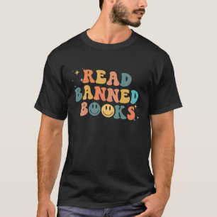 Ich lese verbotene Bücher Woche Bibliothekar Fread T-Shirt