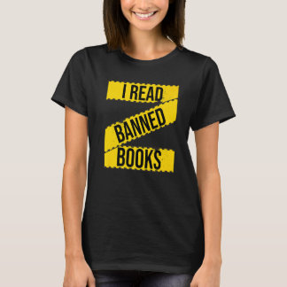 Ich lese verbotene Bücher zur Bekämpfung der Zensu T-Shirt