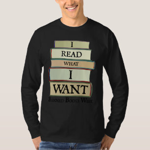 Ich lese, was ich Gewollt Bücherverbote Woche Lieb T-Shirt