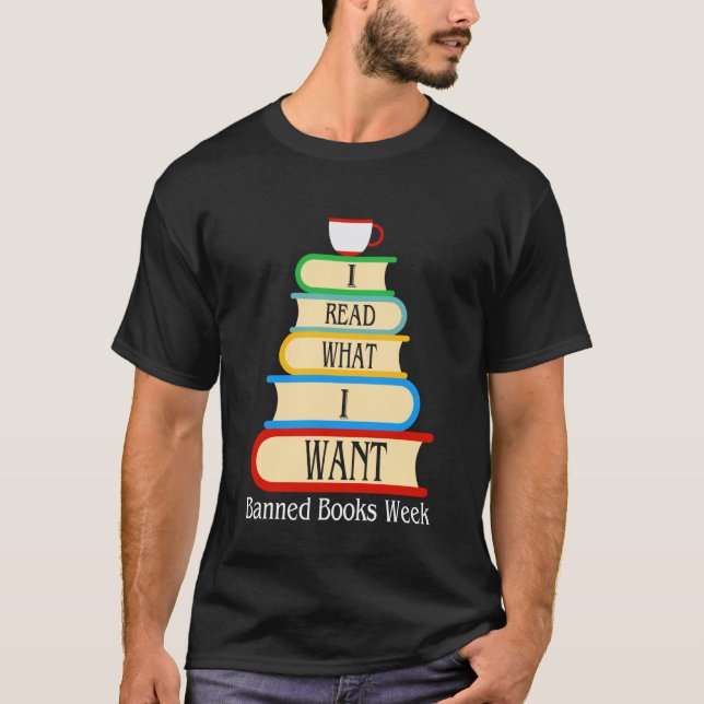 Ich lese, was ich will T-Shirt (Vorderseite)