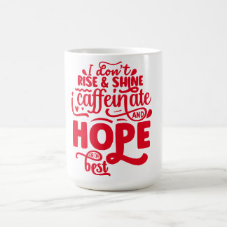 Ich leuchte nicht kaffeetasse