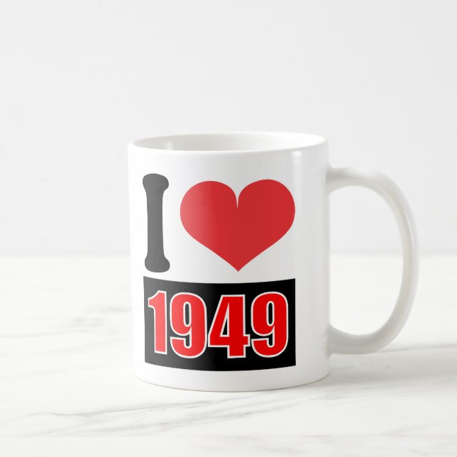 Ich liebe 1949 - Tassen (Rechts)