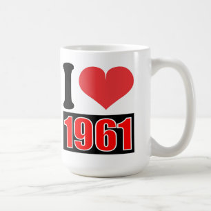 Ich liebe 1961 - Tassen