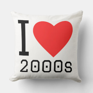 Ich liebe 2000er kissen