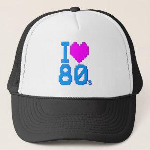 Ich liebe 80er Hut Truckerkappe
