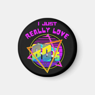 ICH LIEBE 80ER MAGNET