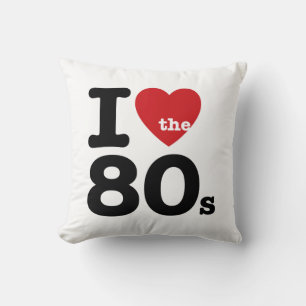 Ich Liebe 80er Pillow Kissen