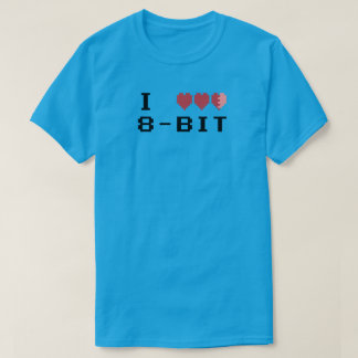 Ich liebe 8-Bit T-Shirt