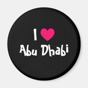 Ich liebe Abu Dhabi Magnet